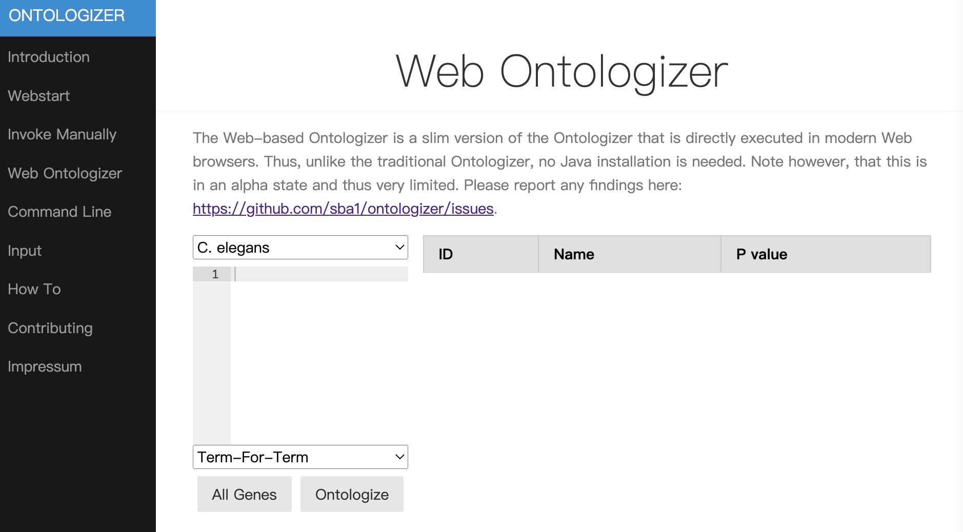 Ontologizer