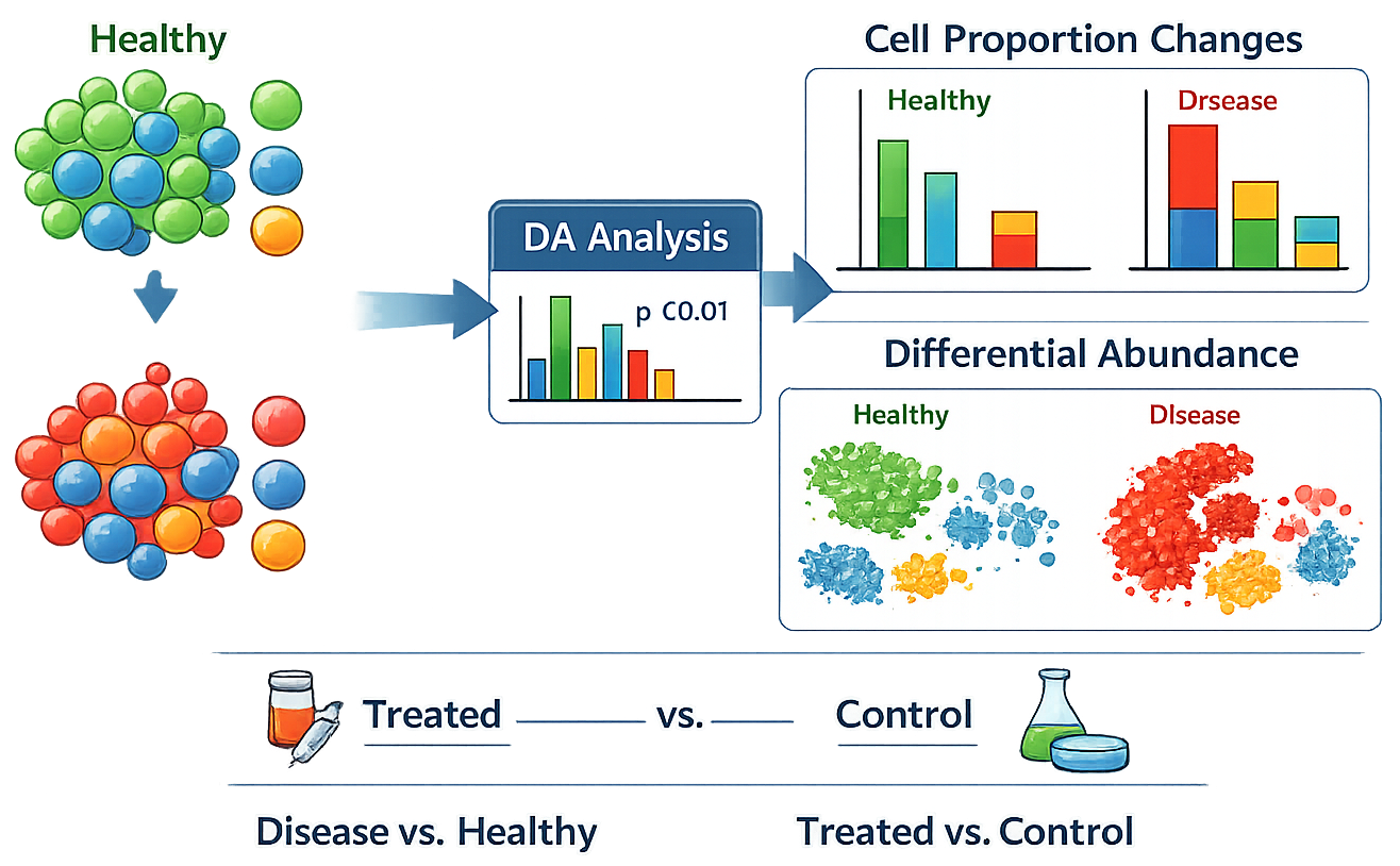 scDA-Explorer - Single-Cell Differential Abundance Analysis